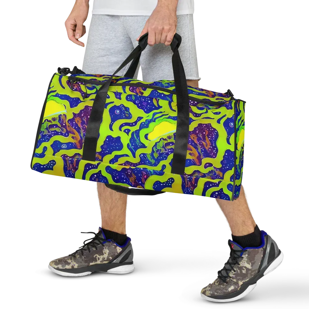 Galactic Tangledown on Duffle Bag — Front