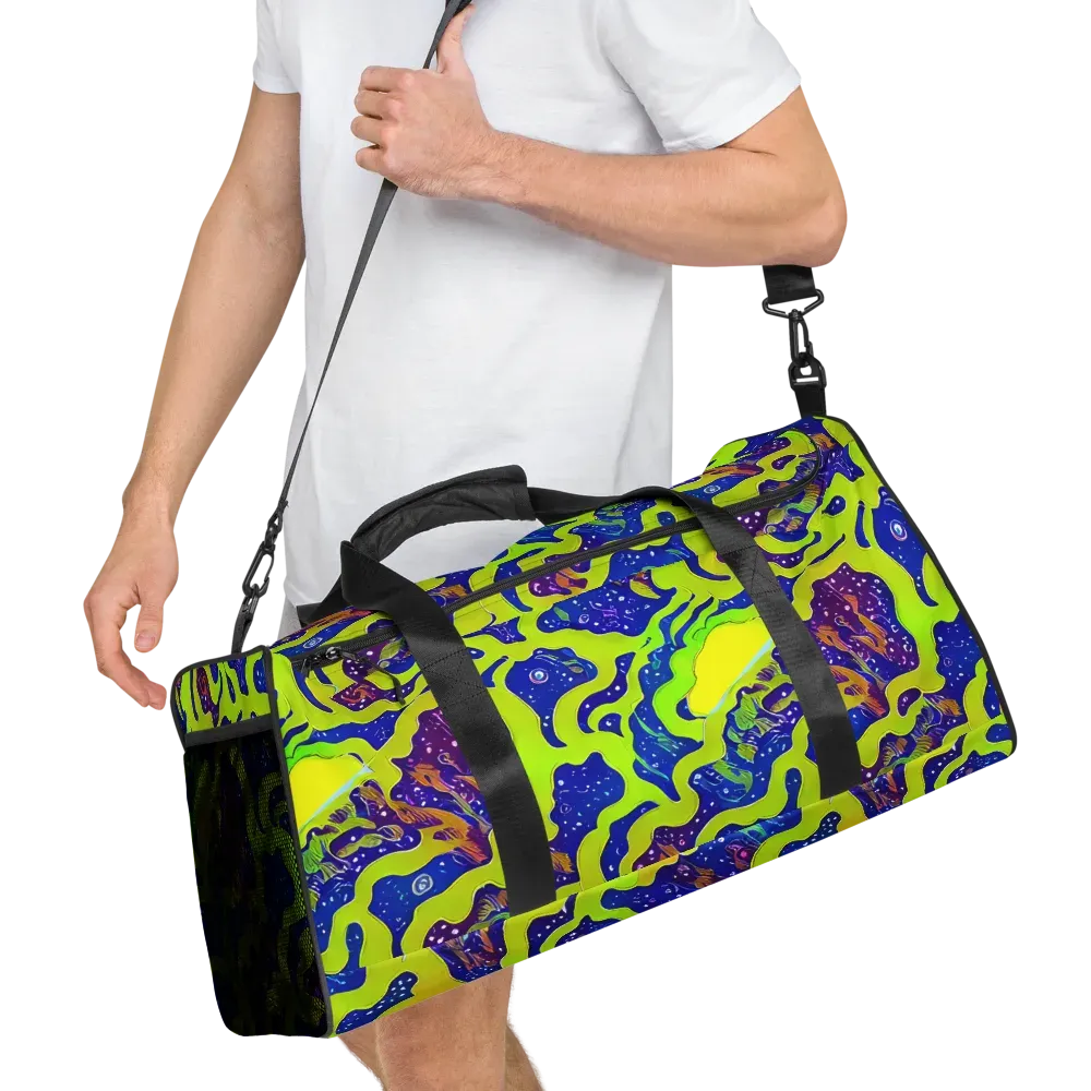 Galactic Tangledown on Duffle Bag — Right Front