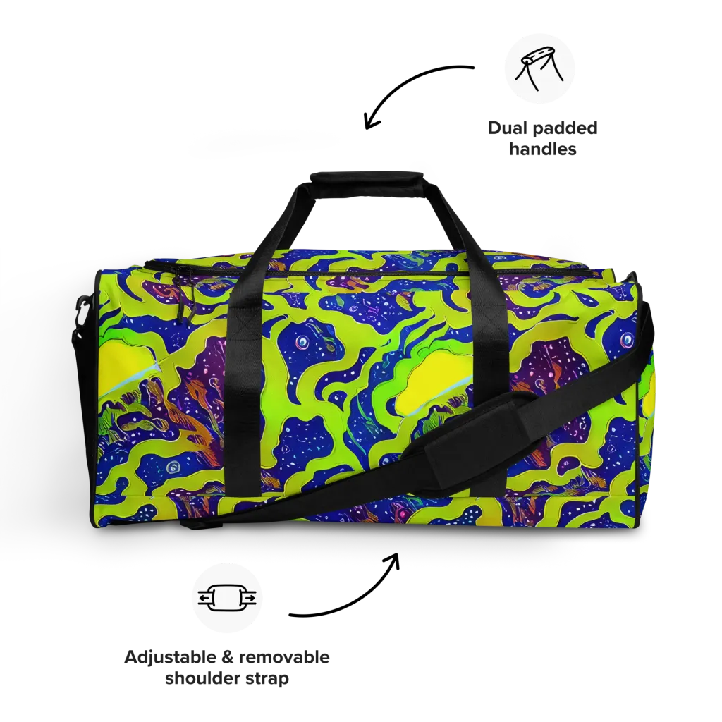 Galactic Tangledown on Duffle Bag — Front