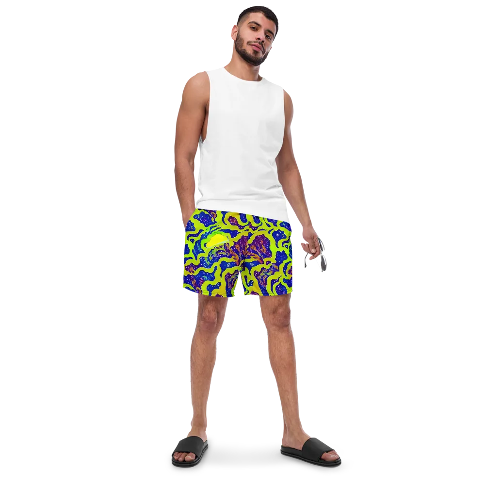 Galactic Tangledown on Swim Trunks — Front