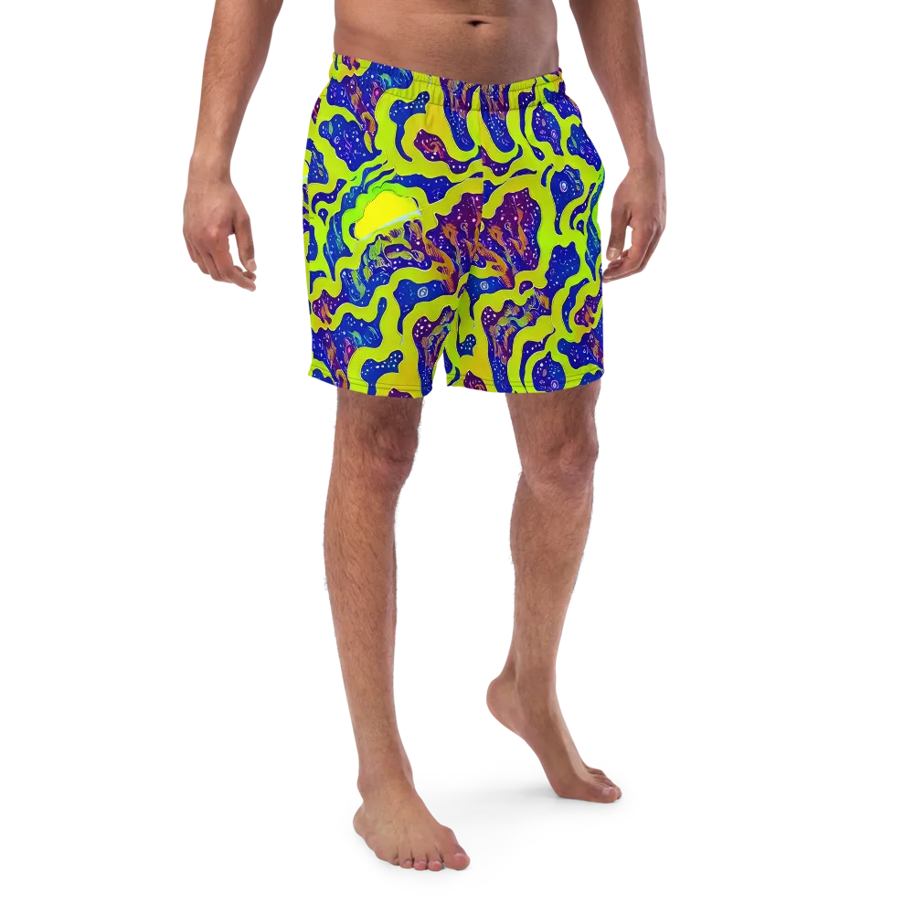 Galactic Tangledown on Swim Trunks — Front