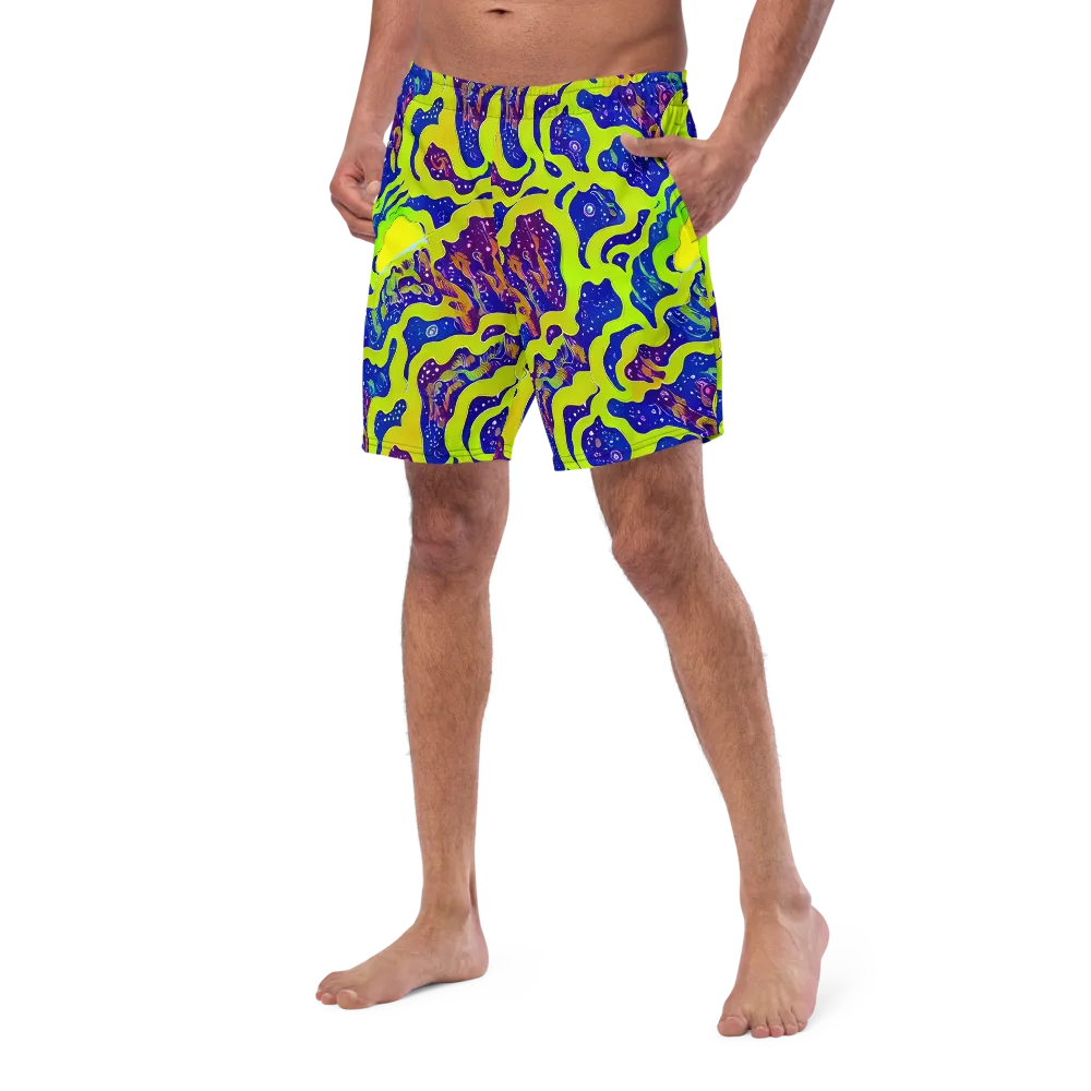 Galactic Tangledown on Swim Trunks — Left Front