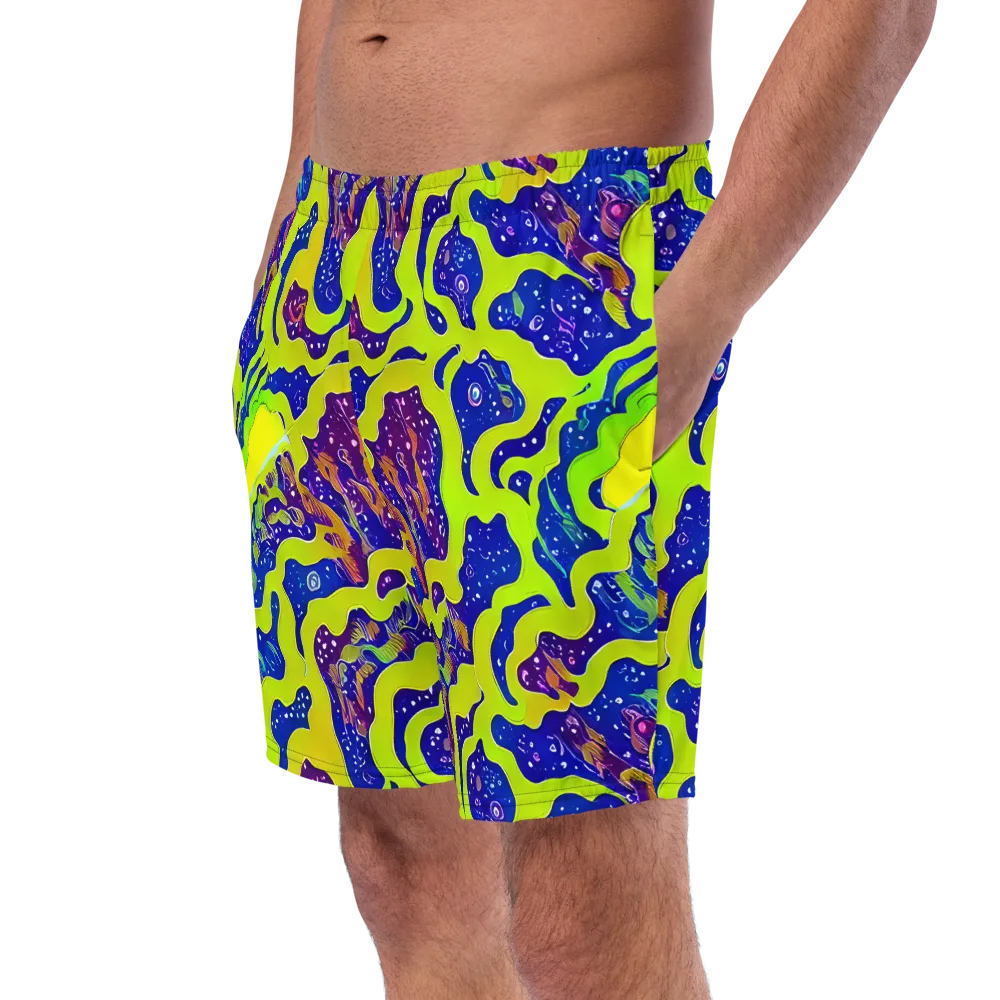 Galactic Tangledown on Swim Trunks — Left Front