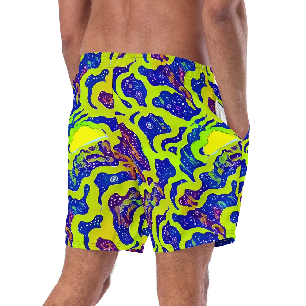 Galactic Tangledown on Swim Trunks — Right Back