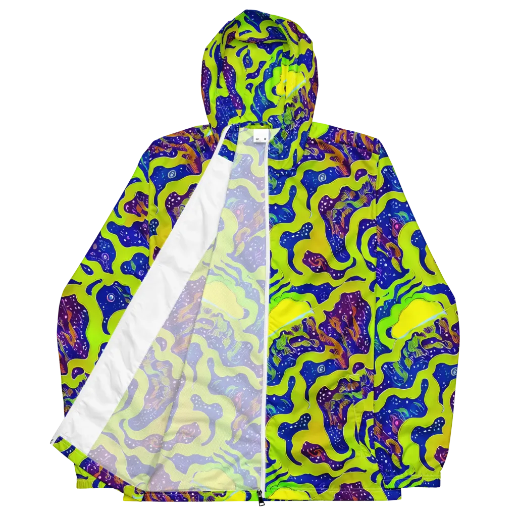 Galactic Tangledown on Men's Windbreaker — Front