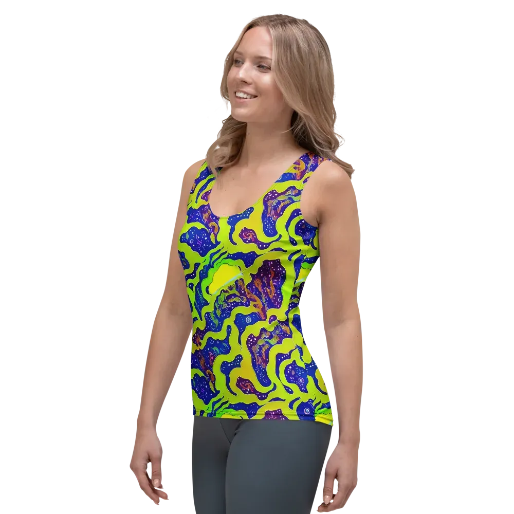 Galactic Tangledown on Women's Tank Top — Left Front