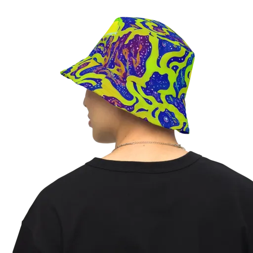 Galactic Tangledown on a Reversible Bucket Hat
