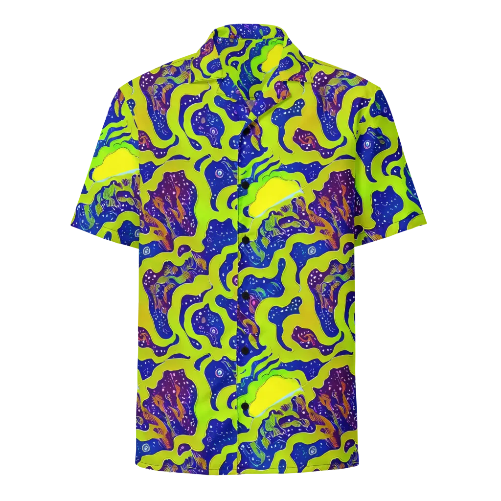 Galactic Tangledown on Button Shirt — Front