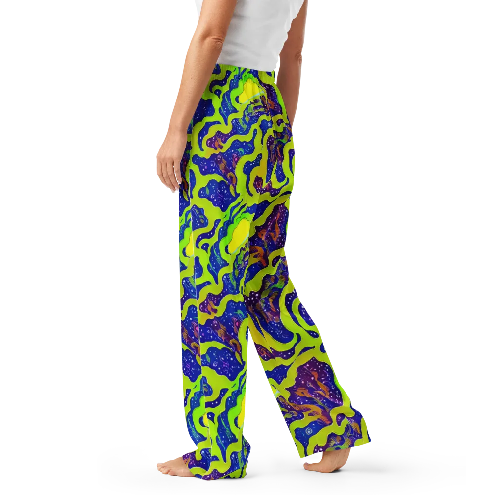 Galactic Tangledown on Women's Pajama Pants — Left