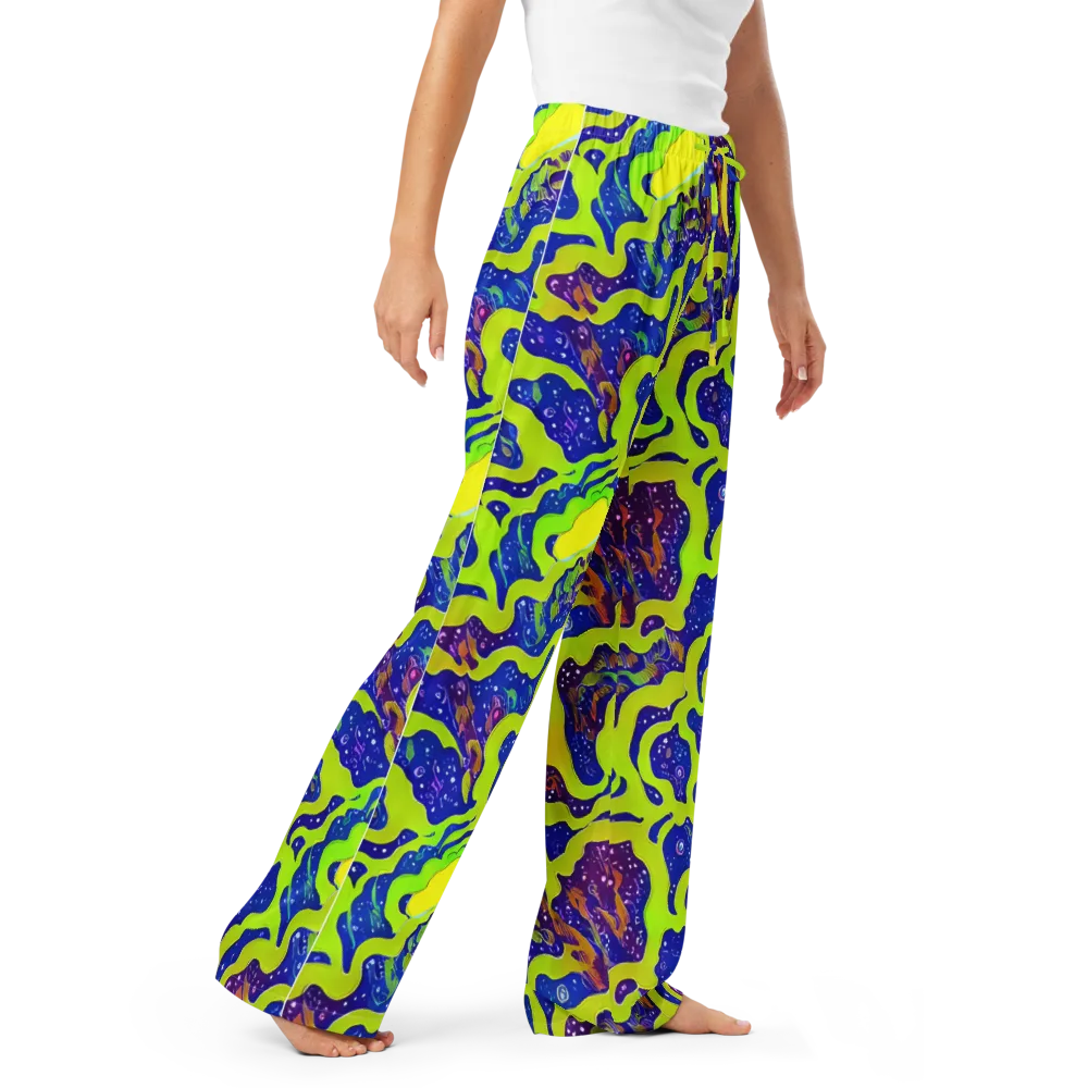 Galactic Tangledown on Women's Pajama Pants — Right Front