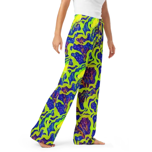 Galactic Tangledown on a Women's Pajama Pants