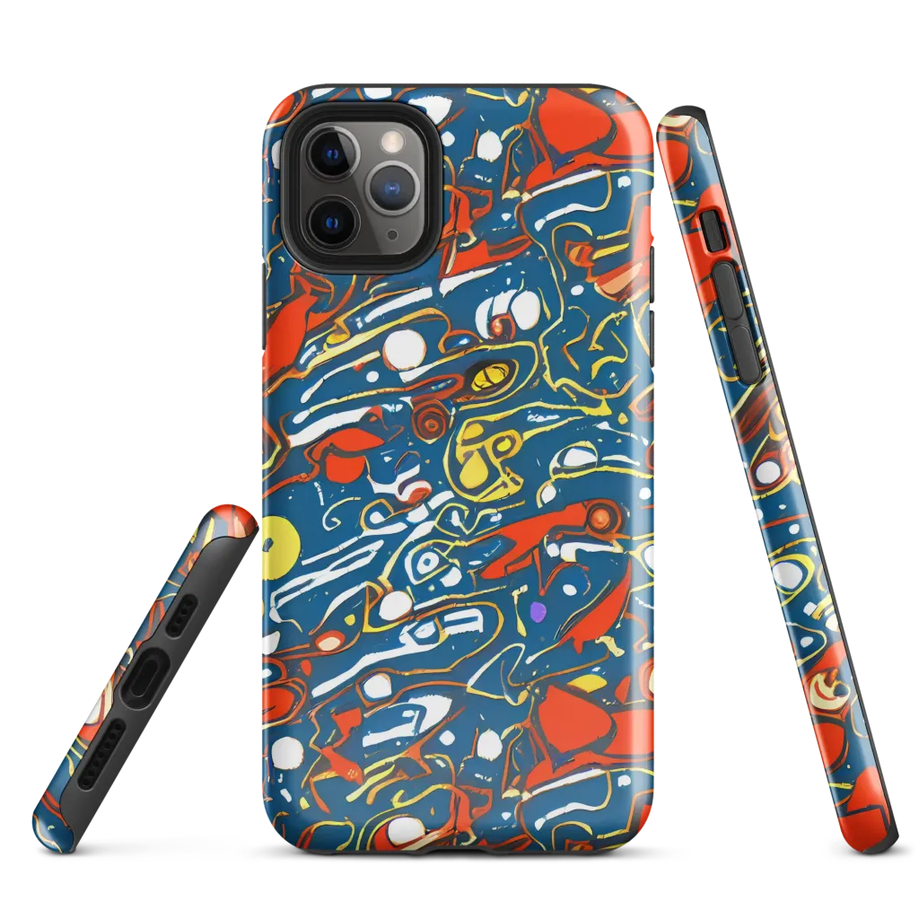 Liquid Geometry on Tough Case for iPhone® — Front
