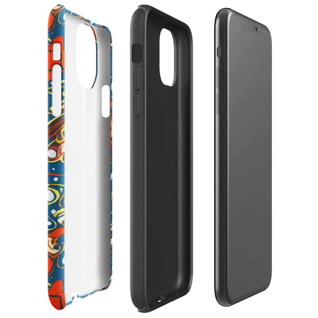 Liquid Geometry on Tough Case for iPhone® — Right