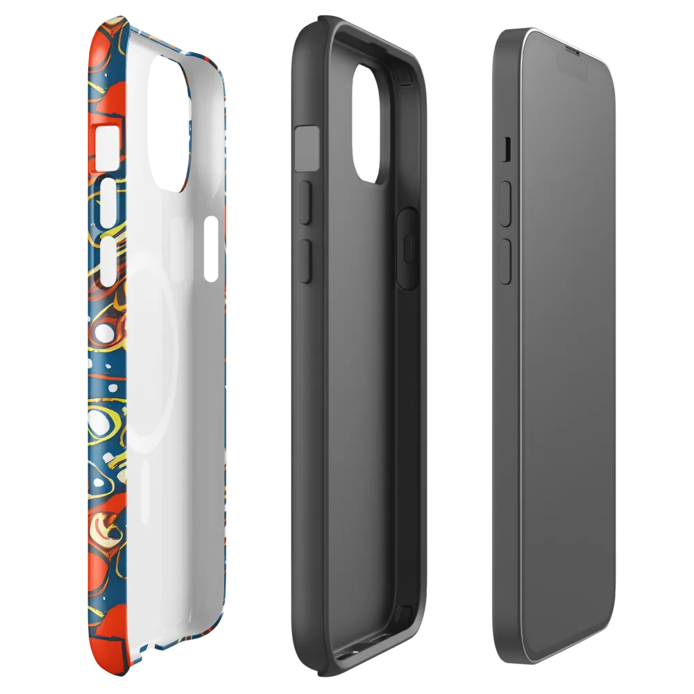 Liquid Geometry on MagSafe Tough Case for iPhone® — Front