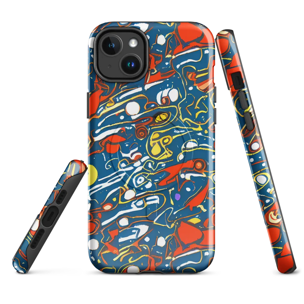 Liquid Geometry on MagSafe Tough Case for iPhone® — Front
