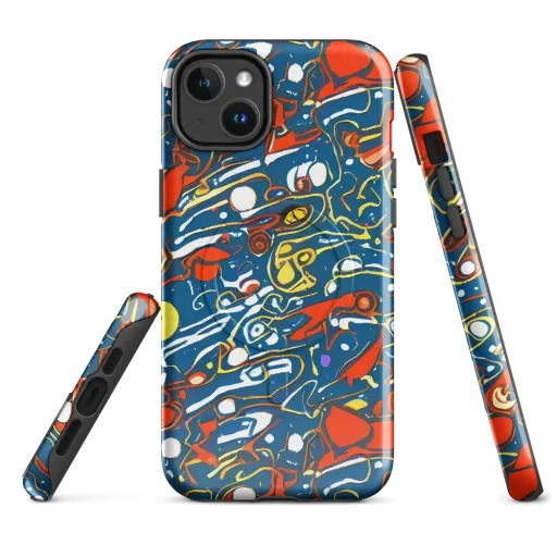Liquid Geometry on a MagSafe Tough Case for iPhone®