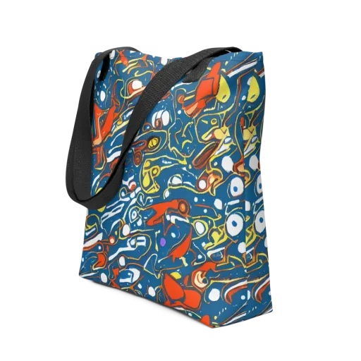 Liquid Geometry on a Tote Bag