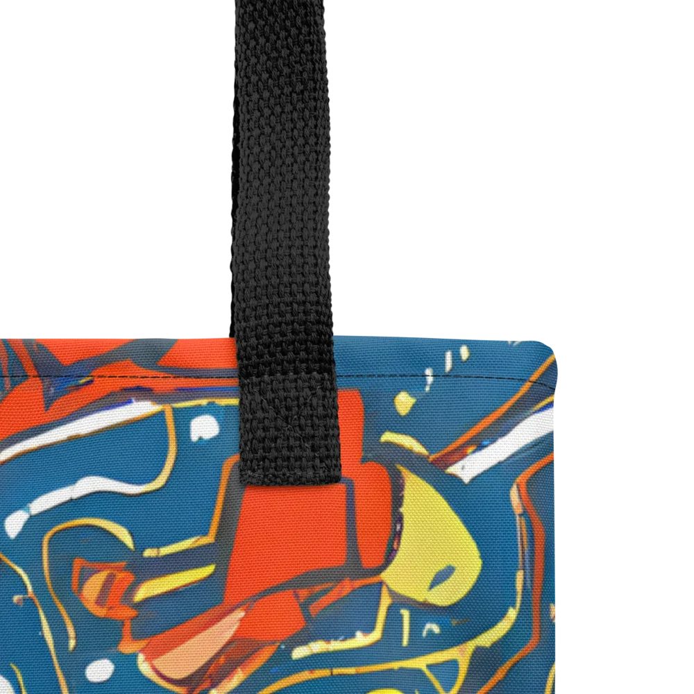 Liquid Geometry on Tote Bag — Product details