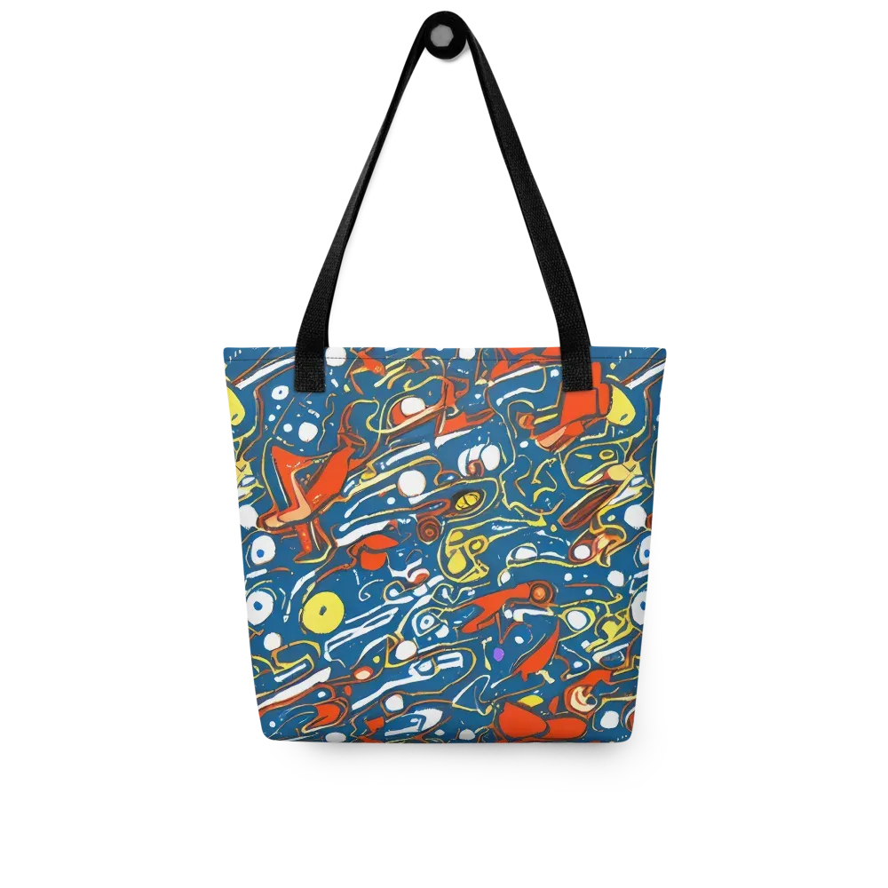 Liquid Geometry on Tote Bag — Front