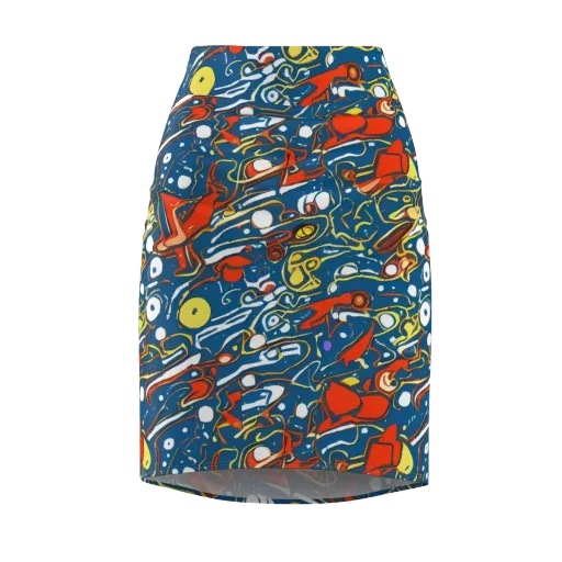 Liquid Geometry on a Pencil Skirt