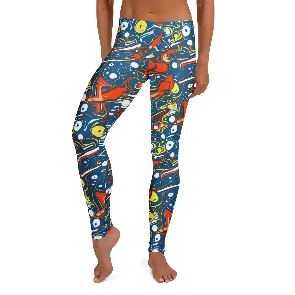 Liquid Geometry on Leggings — Front