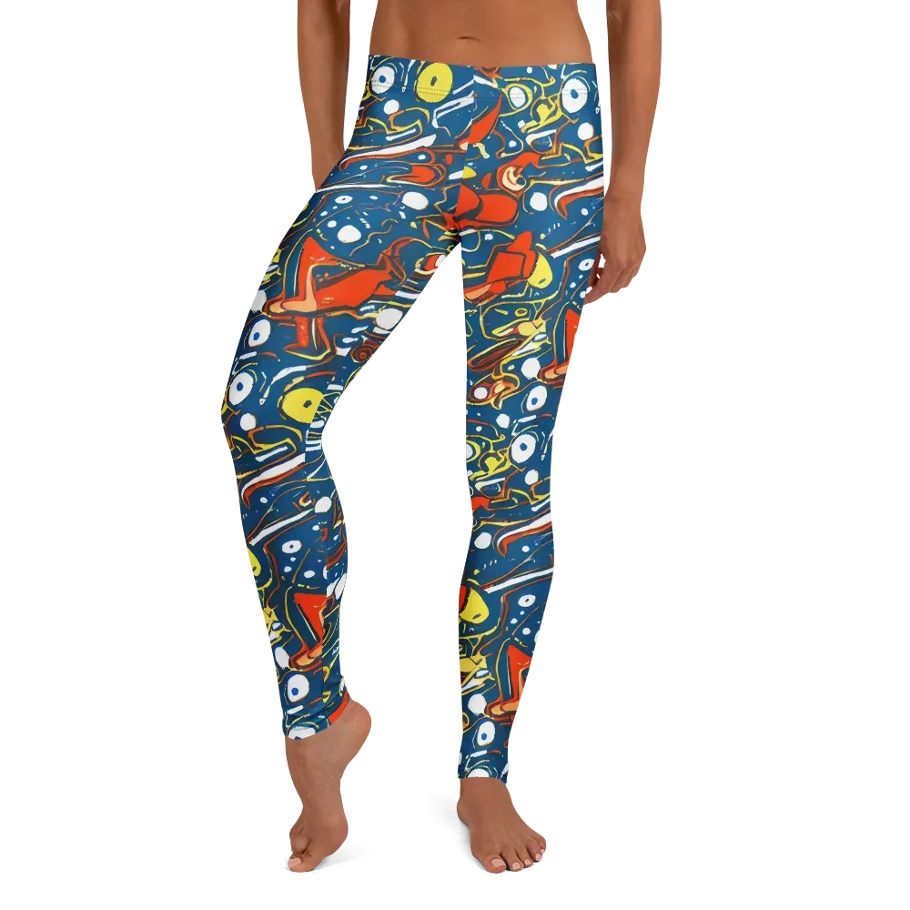 Liquid Geometry on Leggings — Front