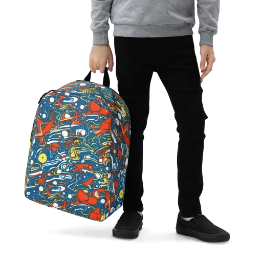 Liquid Geometry on a Minimalist Backpack