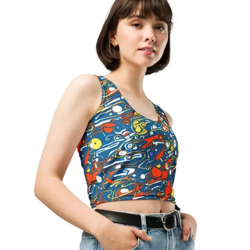 Liquid Geometry on a Crop Top