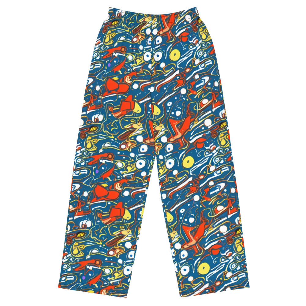 Liquid Geometry on Wide-Leg Pants — Front