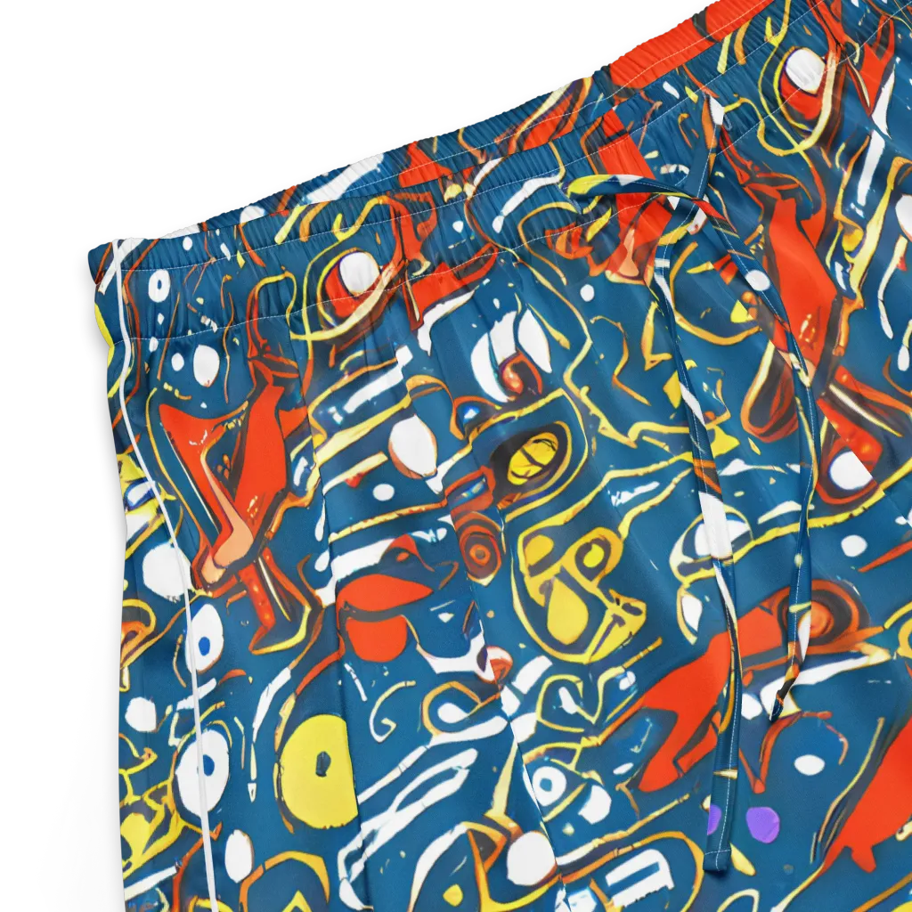 Liquid Geometry on Women's Pajama Shorts — Product details