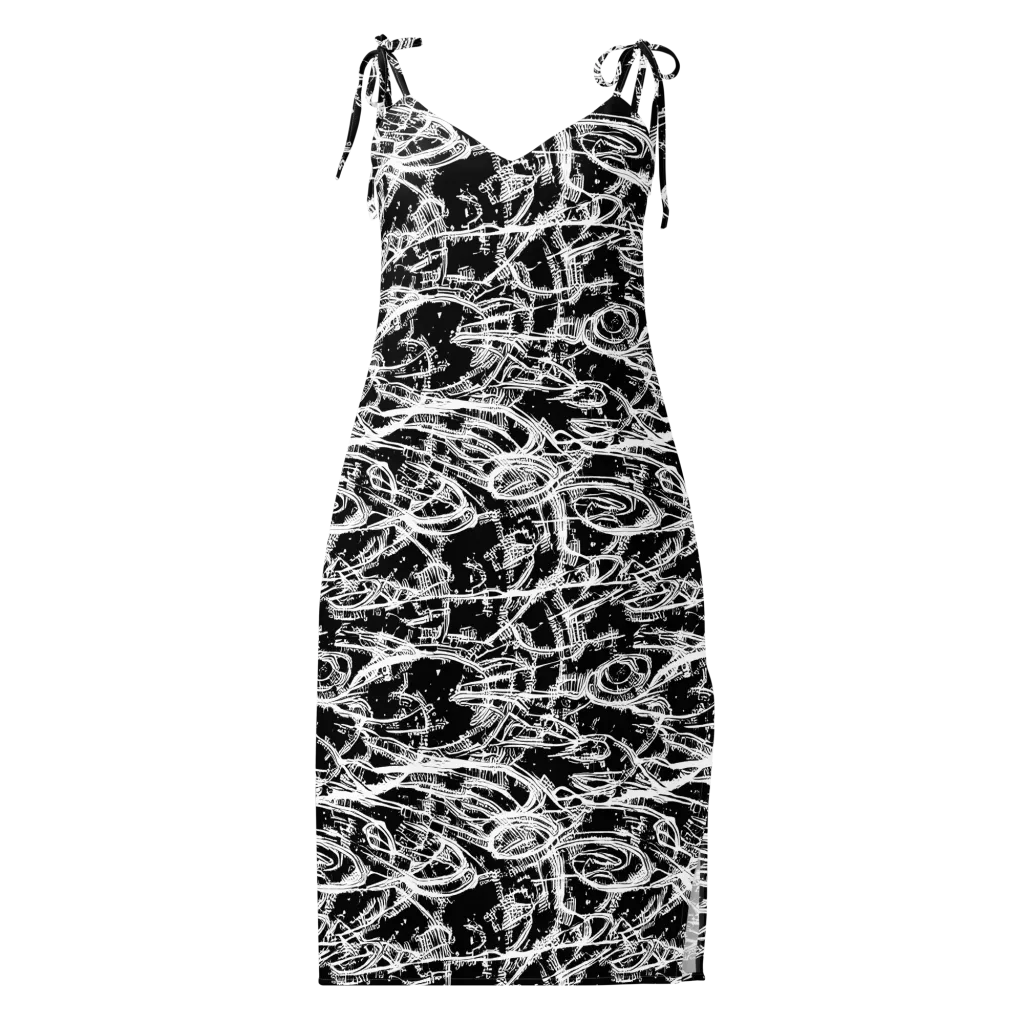 Blackline Current on Slip Dress — Front