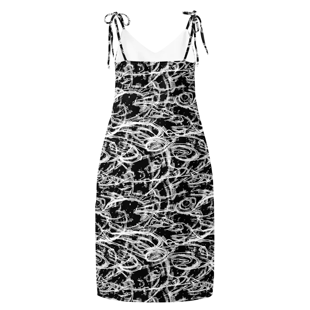 Blackline Current on Slip Dress — Back