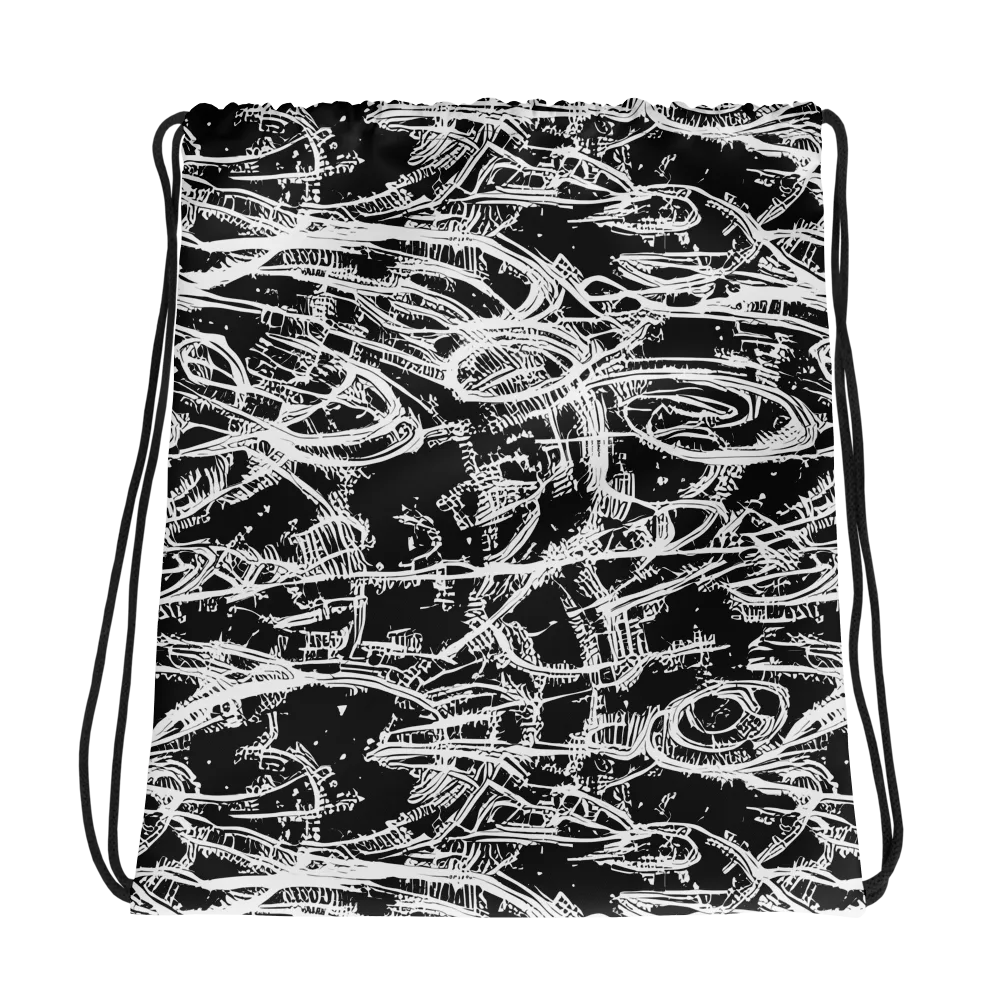 Blackline Current on Drawstring Bag — Photo