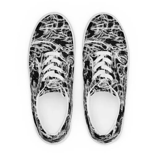 Blackline Current on a Men's Lace-Up Canvas Shoes