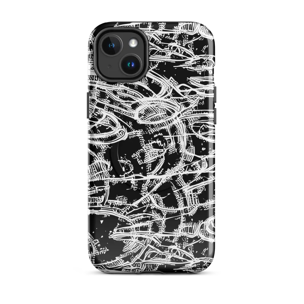Blackline Current on MagSafe Tough Case for iPhone® — Front