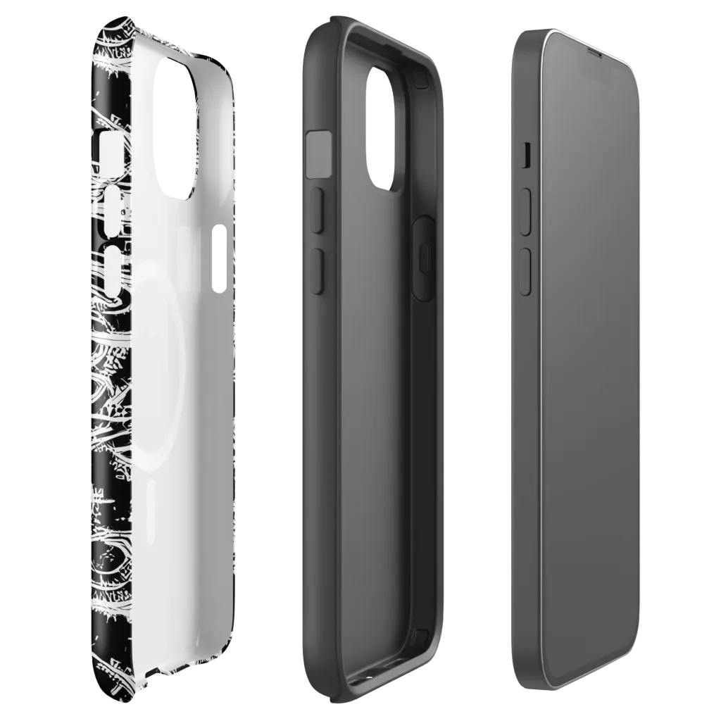 Blackline Current on MagSafe Tough Case for iPhone® — Front