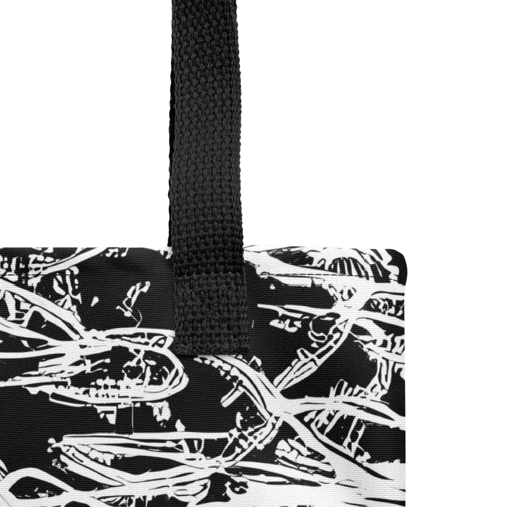 Blackline Current on Tote Bag — Product details