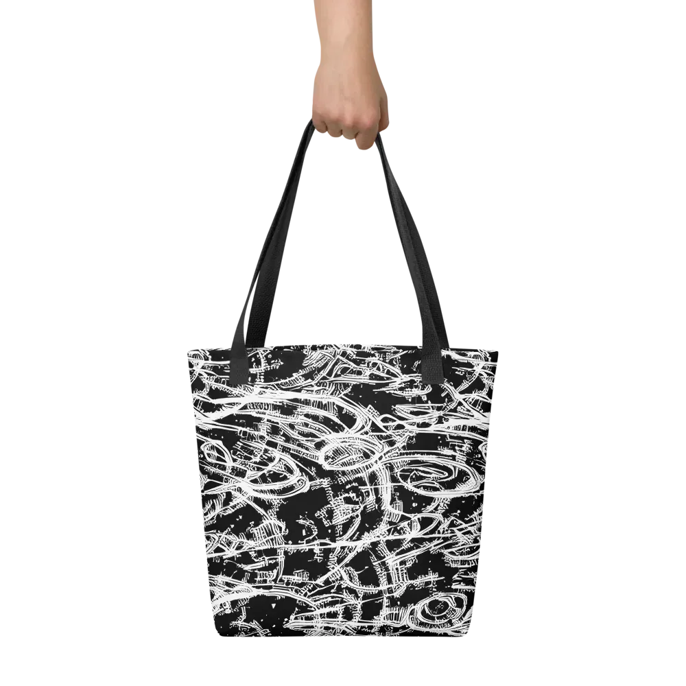 Blackline Current on Tote Bag — Front