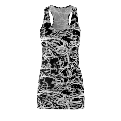 Blackline Current on a Racerback Dress