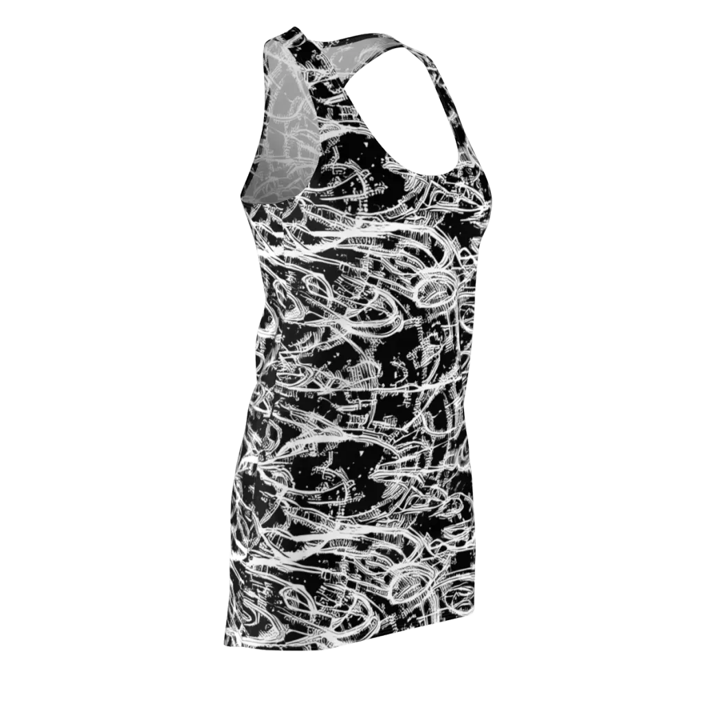 Blackline Current on Racerback Dress — Front Side