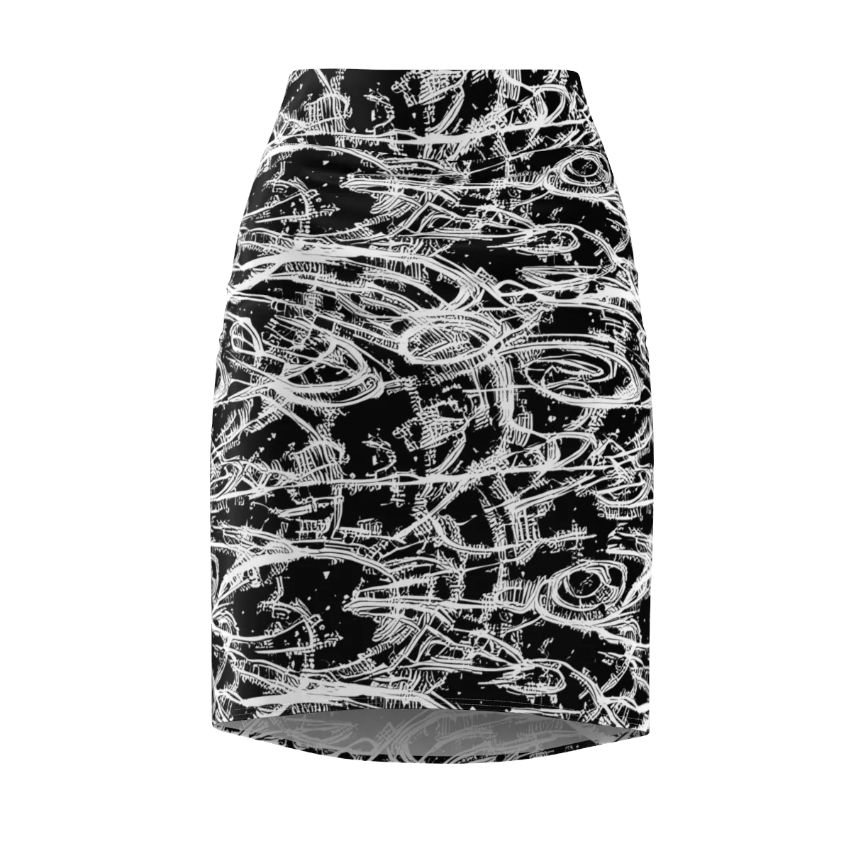 Blackline Current on Pencil Skirt — Front