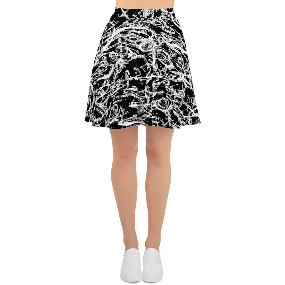 Blackline Current on Skater Skirt — Front
