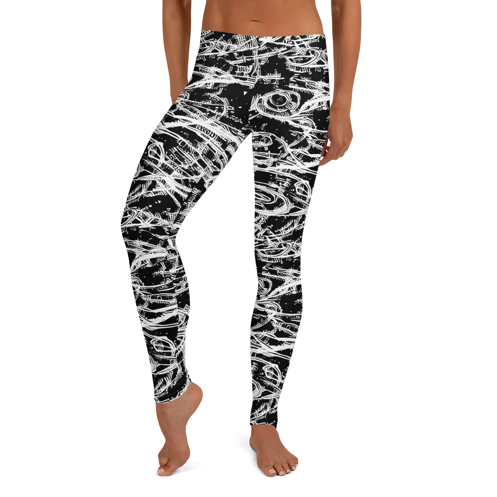 Blackline Current on Leggings — Front