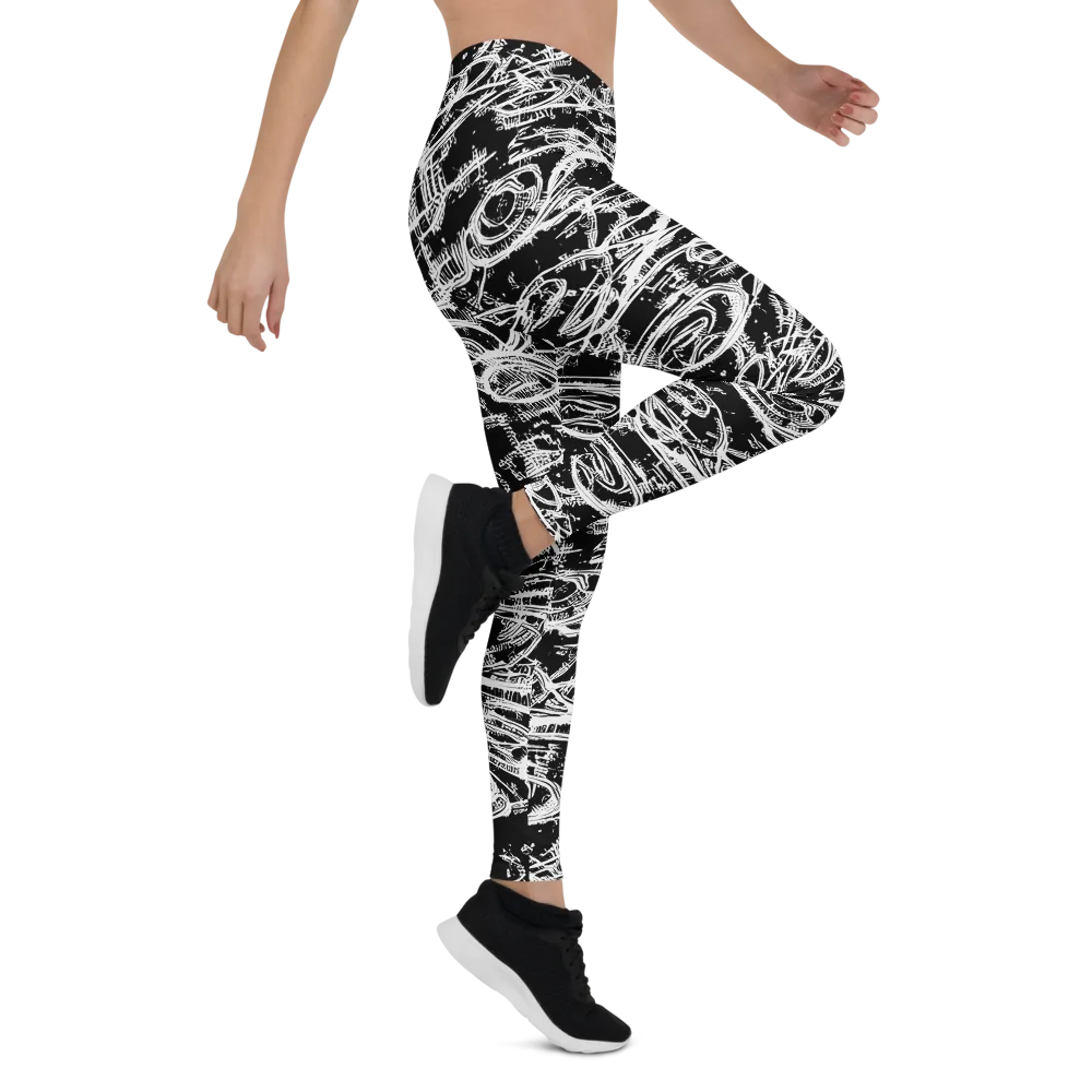 Blackline Current on Leggings — Right