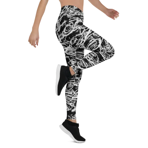 Blackline Current on a Leggings