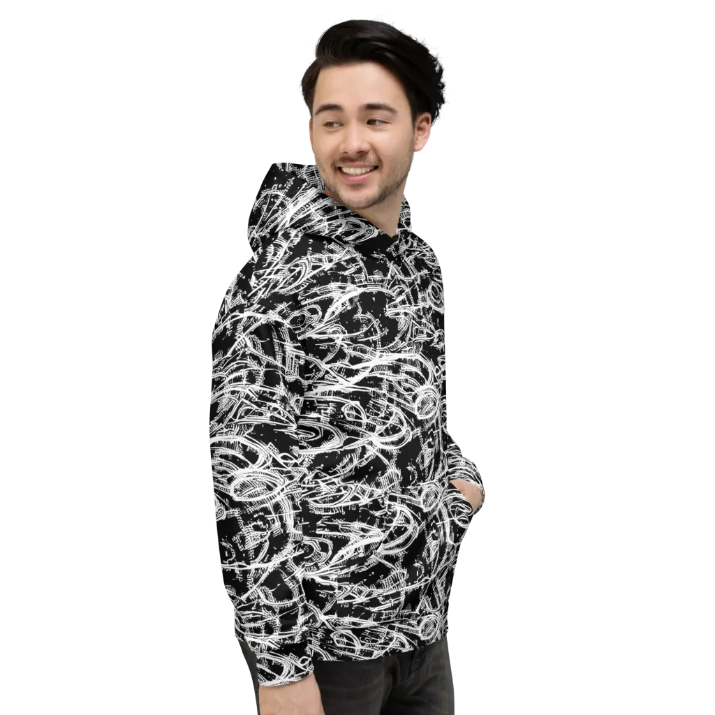Blackline Current on Hoodie — Right