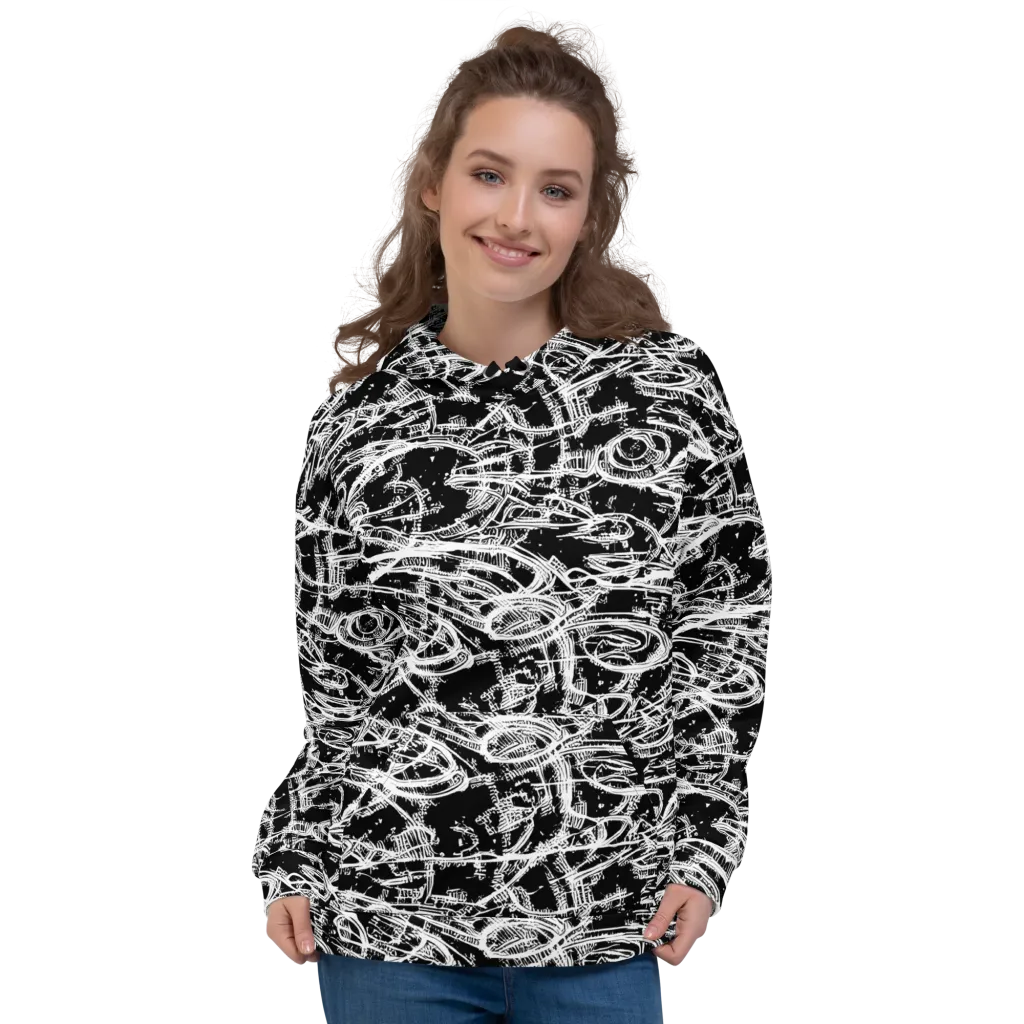 Blackline Current on Hoodie — Front