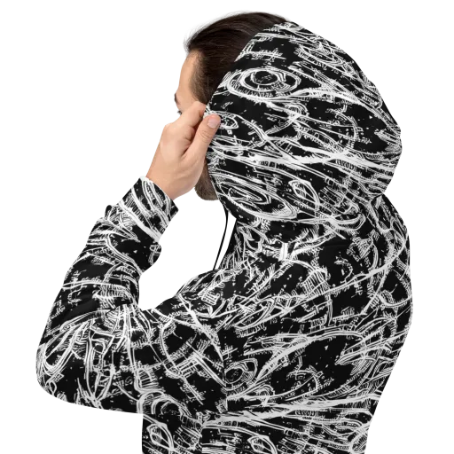 Blackline Current on a Hoodie