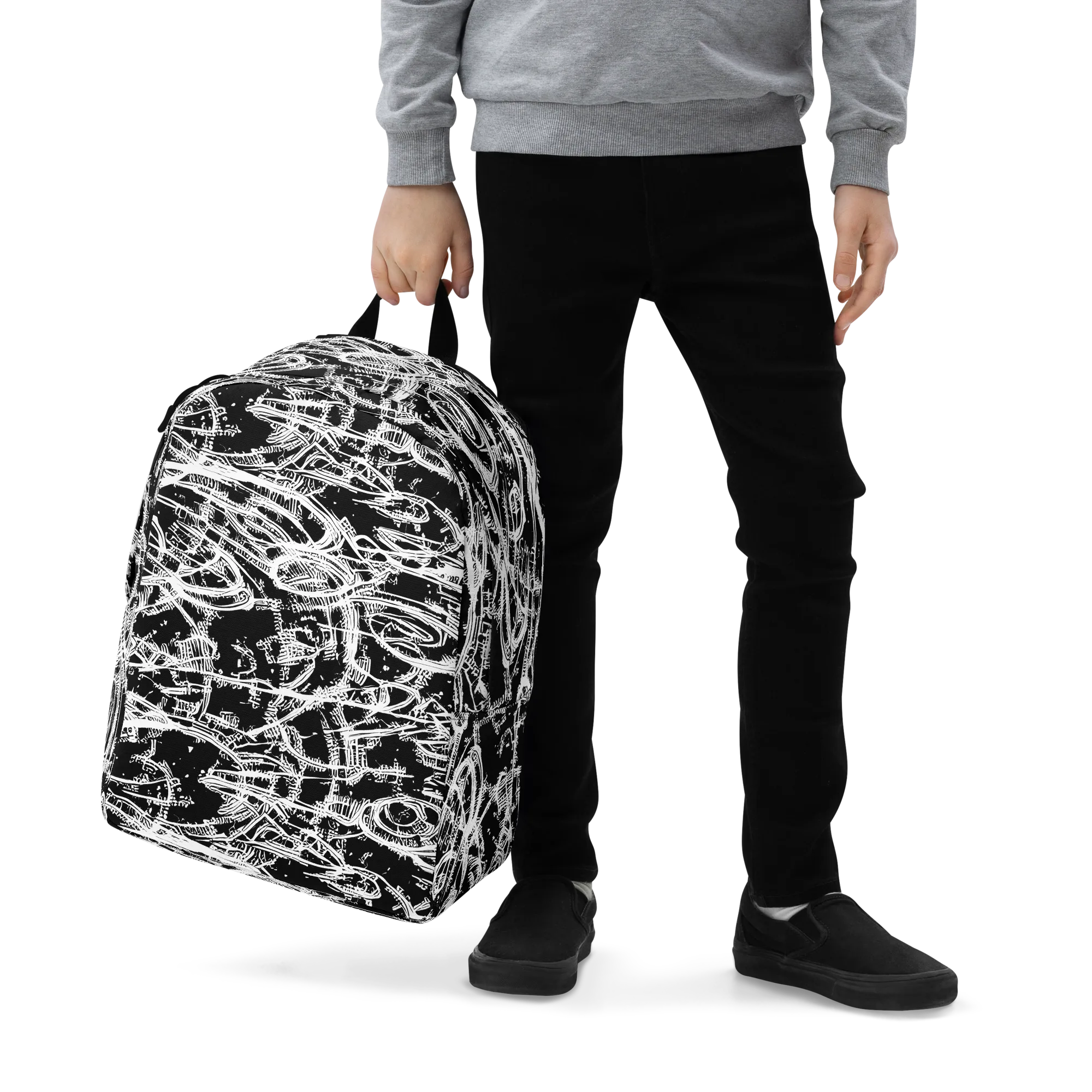 Blackline Current on Minimalist Backpack — Zoomed-in