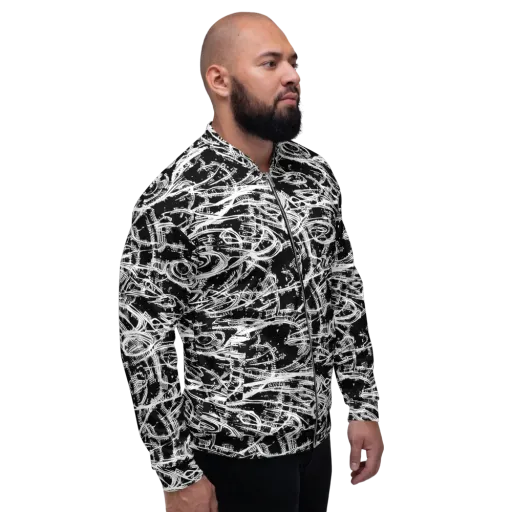 Blackline Current on a Bomber Jacket